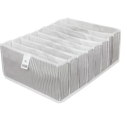 BUĞZ 8 Bölmeli Dolap ve Çekmece Içi Düzenleyici Akordiyon Organizer L-00517 (3 Adet) ( BUĞZ )