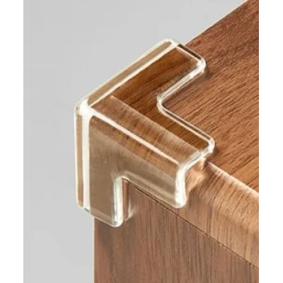 BUĞZ 8li Set Silikon Şeffaf Masa Kenarı Koruma Aparatı