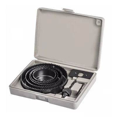 BUĞZ 8 Parça Panç Seti Ağaç Kesme Testere Matkap Ucu Takımı Alçıpan Tavan Kesme