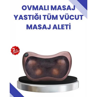 BUĞZ 8 Toplu Derin Yoğurma Masaj Yastığı Ev ve Araç Kullanımına Uygun