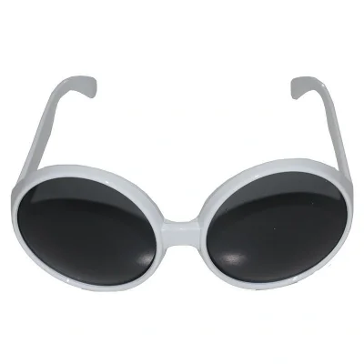 BUĞZ 80 li Yıllar Beyaz Renk Nostalji Yeşilçam Parti Gözlüğü