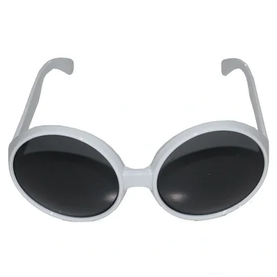 BUĞZ 80 li Yıllar Beyaz Renk Nostalji Yeşilçam Parti Gözlüğü