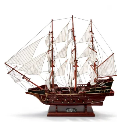 BUĞZ 80x65 cm Ahşap Yelkenli Gemi