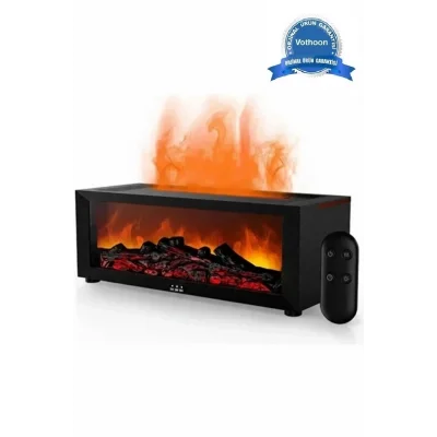 BUĞZ A4 Şömine Esintili Aromaterapi Difüzörü Ultrasonik Hava Nemlendici