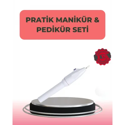 BUĞZ ABS Gövdeli Sessiz Tırnak Matkap Seti – Ayarlanabilir Hız ve Uzun Ömürlü Kullanım