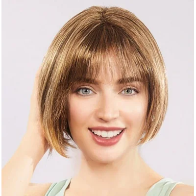 BUĞZ Açık Kahverengi Küt Parti Peruk