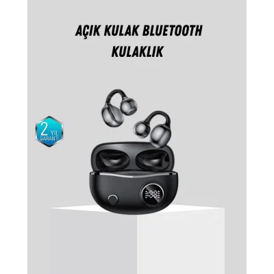 BUĞZ Açık Kulak Bluetooth Kulaklık 5.4 APTX Destekli Ergonomik Tasarım