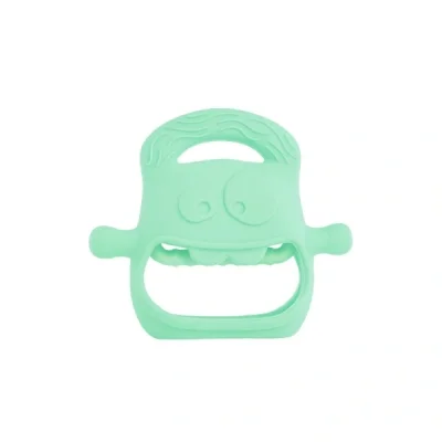 BUĞZ Açık Yeşil Bebek Silikon Diş Kaşıyıcı