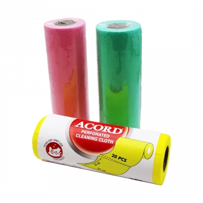 BUĞZ Acord Softtex-415 Rulo Perforated Sarı Bez 20 Parça Bx40