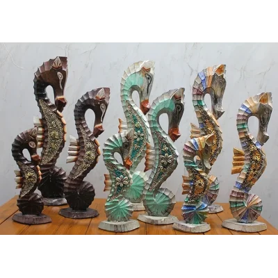 BUĞZ Ahşap 3lü Denizatı Kumlu