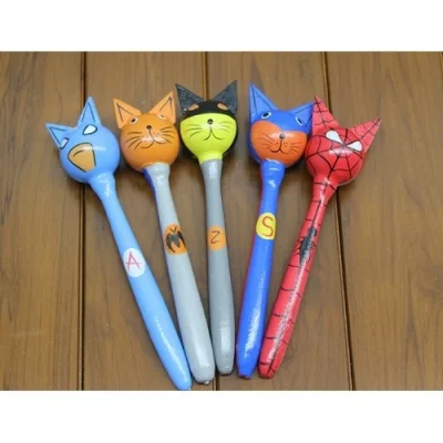  Ahşap 5li Marakas Seti Model 1