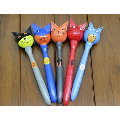 BUĞZ Ahşap 5li Marakas Seti Model 2