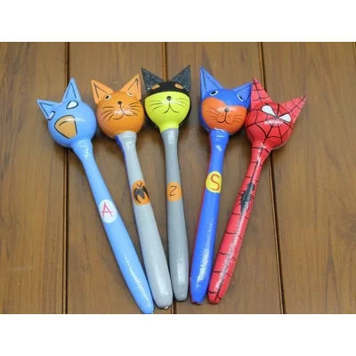 BUĞZ Ahşap 5li Marakas Seti Polos:12