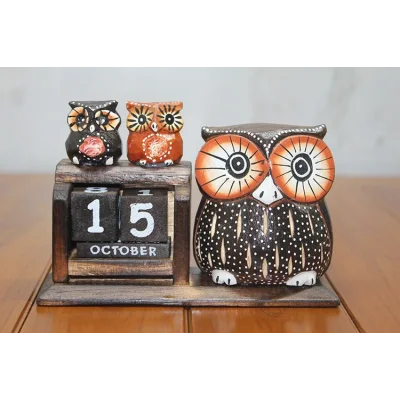 BUĞZ Ahşap Baykuş Takvim