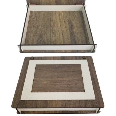 BUĞZ Ahşap Derili Kutu