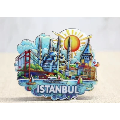 BUĞZ Ahşap İstanbul Temalı Magnet Alk4600