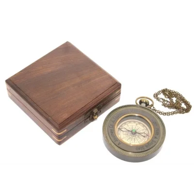 BUĞZ Ahşap Kutulu Pusula Ksk2083