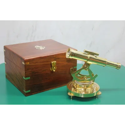 BUĞZ Ahşap Kutulu Pusulalı Dürbün Büyük Boy