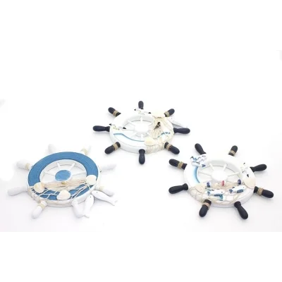 BUĞZ Ahşap Marin Duvara Asmalı Dümen Alk2464