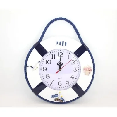  Ahşap Marin Duvara Asmalı Saat