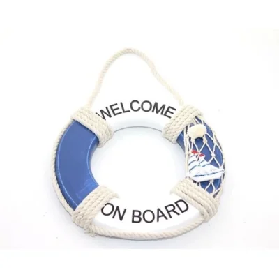  Ahşap Marin Duvara Asmalı Simit Model 1