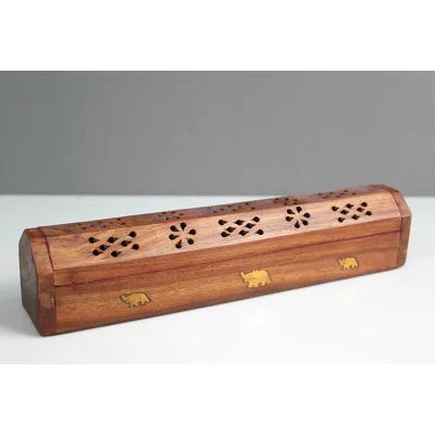 BUĞZ Ahşap Maun Tabut Tütsülük Model 1