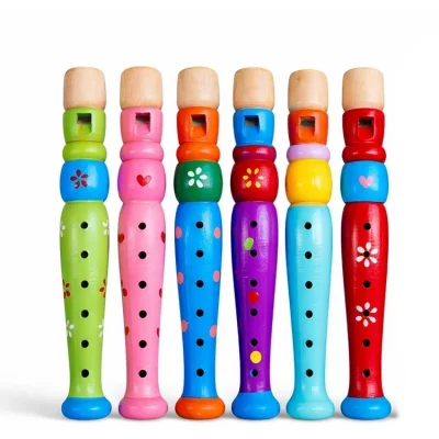 BUĞZ Ahşap Renkli Flüt Küçük