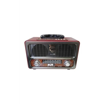 BUĞZ Ahşap retro FM radyo USB SD Bluetooth hoparlör beyaz renk 2 yıl garantili - Elektronik