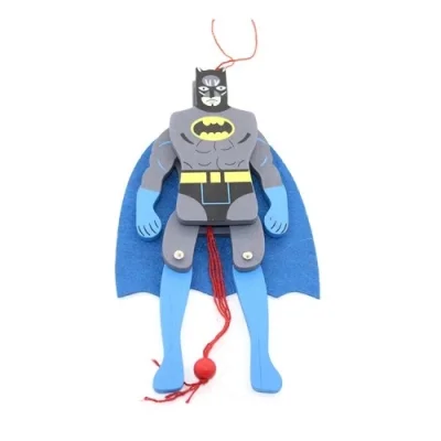  Ahşap Sallanan Batman Figürü