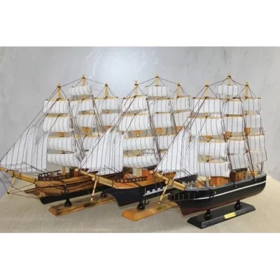 BUĞZ Ahşap Yelken Gemi Model 2