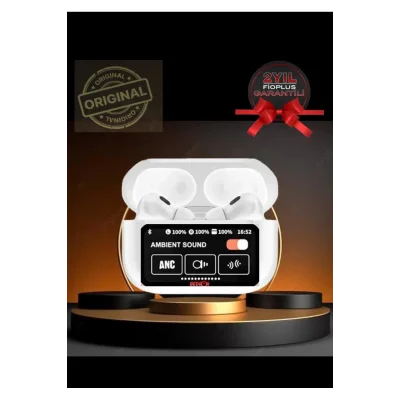  Air 2 Max Plus Anc Dokunmatik Ekranlı Bluetooth Kulaklık Ios Android Tüm Telefonlara Uyumlu Kulaklık