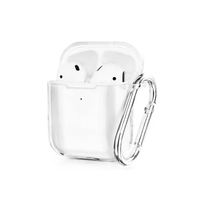 BUĞZ Airpods 2 (2.nesil) Hang Kılıf - Şeffaf