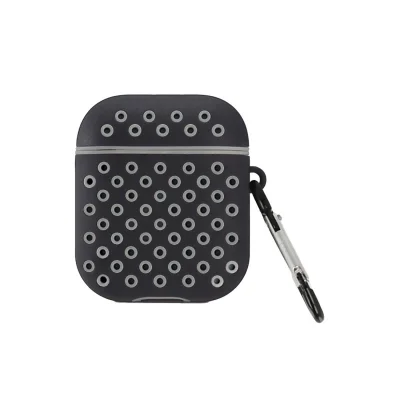 BUĞZ Airpods 2 (2.nesil) Spor Delikli Kılıf - Siyah-gri