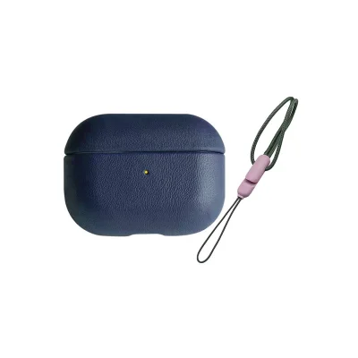 BUĞZ Airpods 3 (3.nesil) 405 Deri Kılıf - Lacivert