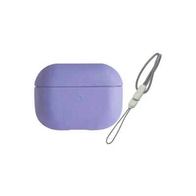 BUĞZ Airpods 3 (3.nesil) 405 Deri Kılıf - Lila