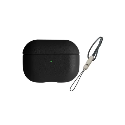 BUĞZ Airpods 3 (3.nesil) 405 Deri Kılıf - Siyah