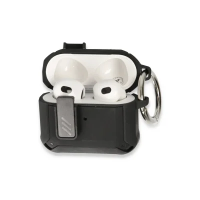 BUĞZ Airpods Pro 2 (2.nesil) Truva Kılıf - Siyah