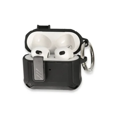 BUĞZ Airpods Pro 2 (2.nesil) Truva Kılıf - Siyah