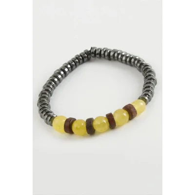  Akik Hematit Doğaltaş Bileklik