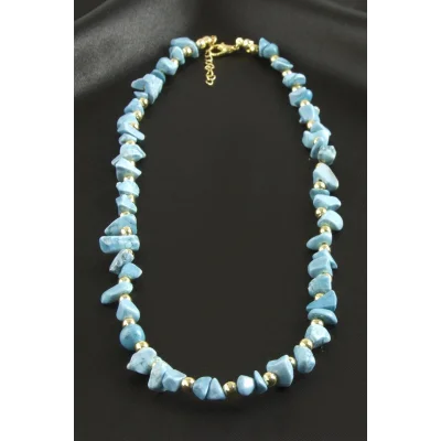 BUĞZ Akik Kırık Doğaltaş Kolye