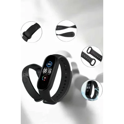 BUĞZ Akıllı Bileklik Su Geçirmez Bileklik, Uzun Pil Ömrü ve Hızlı Şarj Özelliği - BUĞZ