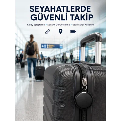 BUĞZ Akıllı Bluetooth Takip Cihazı AirTag İOS ve Android Uyumlu