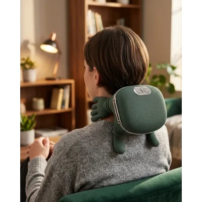 BUĞZ Akıllı Boyun Masaj Cihazı Çok Modlu 3D Yoğurma Kas Gevşetici Taşınabilir