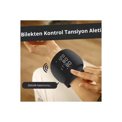 BUĞZ Akıllı Dijital Sesli Türkçe Konuşan Koldan Tam Otomatik Hassas Tansiyon Nabız Ölçme Aleti LCD Ekran