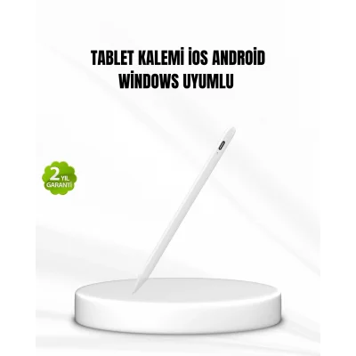 BUĞZ Akıllı Dokunmatik Kalem – Type-C Şarjlı, Manyetik, Apple Pencil Alternatifi Stylus Pen