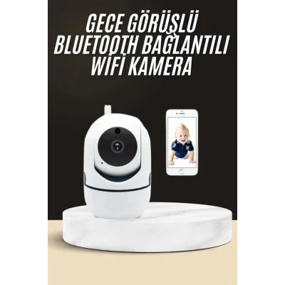 BUĞZ Akıllı Güvenlik Kamerası HD Görüntü Kalitesi Hareket Algılama Wifi Kamera - Lisinya