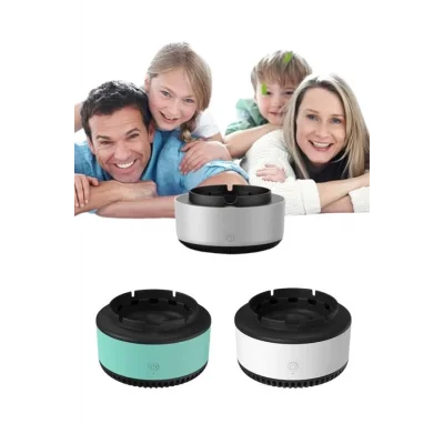  Akıllı Kokusuz Küllük Dumanı İçine Çeken Kül Tablası Hava Temizleyici