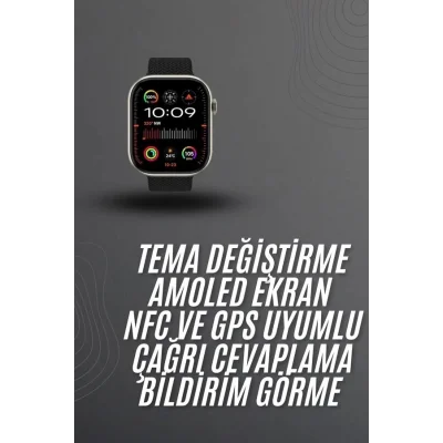  Akıllı saat 2.02 inch Nabız Ölçer Arama Konuşma Müzik Dinleme