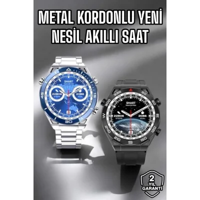 BUĞZ Akıllı Saat 2024 Model Arama Cevaplayan Uyku ve Sağlık Takibi - BUĞZ