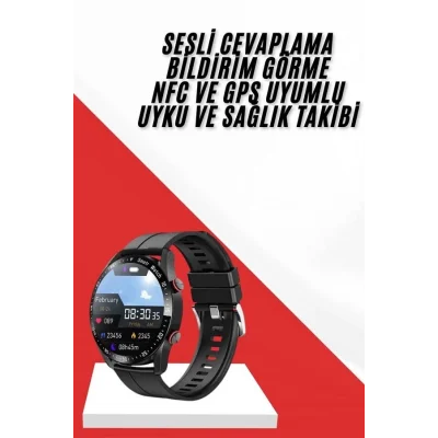  Akıllı Saat 3 Kordon Akıllı Saat Android ve İOS Uyumlu Uzun Ömürlü Titreşimli